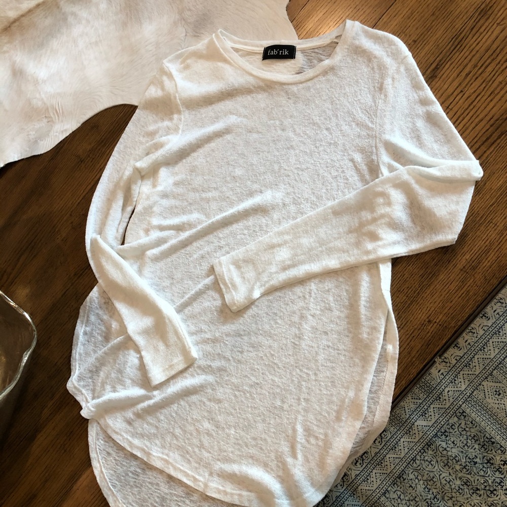 Jersey top split seam fab’rik